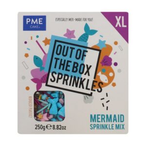 Decoratiuni mix din zahar Sirena XL 250g, Out of the box Sprinkles, PME OTBXL05