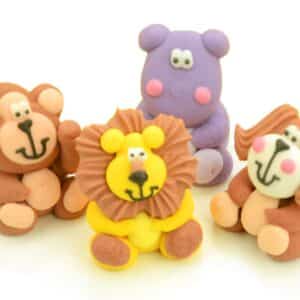 Set 4 figurine animale din zahar, Cake Masters