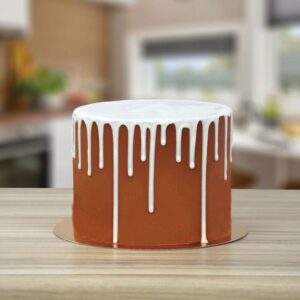 Glazura ciocolata alba Luxury Cake Drip 150g, PME 1