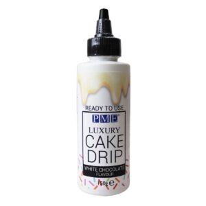 Glazura ciocolata alba Luxury Cake Drip 150g, PME 3