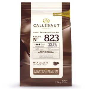 Ciocolata cu lapte 823, dropsuri 33.6% cacao, Callebaut