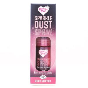 Colorant alimentar pudra spray, lustru metalic cu slipici Ruby Slipper 10g, Rainbow Dust 1