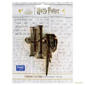 Decupator, forma biscuiti din metal auriu logo HP, Harry Potter, PME HPW501