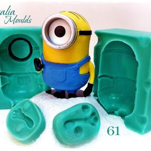 Set 2 mulaje silicon Minion 61, Galia’s Moulds