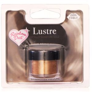 Colorant alimentar pudra lustru metalic Signature Gold 3g, Rainbow Dust 1