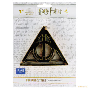 Decupator, forma biscuiti din metal auriu Deathly Hallows, Harry Potter, PME HPW507