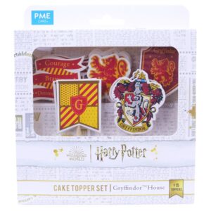 HPH222 Set 15 mini topper decorative Gryffindor, Harry Potter, PME