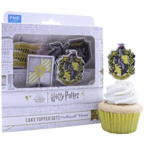 Set 15 mini topper decorative Hufflepuff, Harry Potter, PME