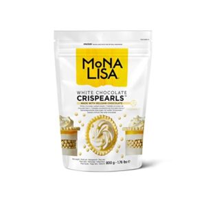 Decoratiuni crispearls cu ciocolata alba Mona Lisa, 800 g, Callebaut