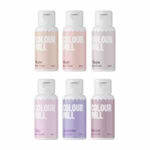 Set 6 coloranti alimentari Oil Mix Bridal, Colour Mill 2