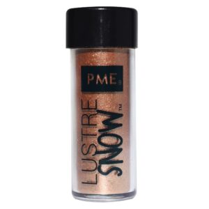 Colorant alimentar luciu Lustre Snow Roz Auriu, PME 4