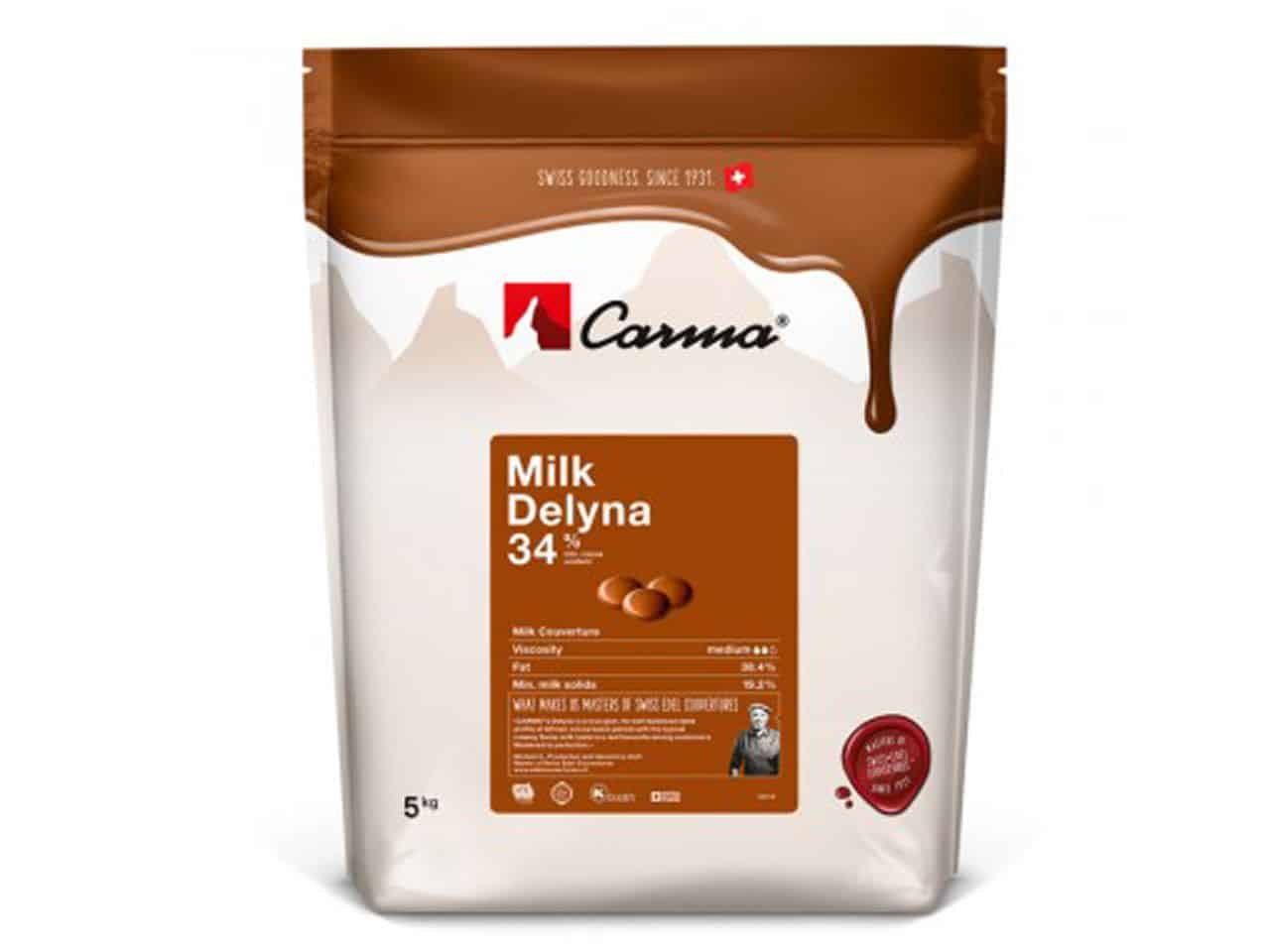 Ciocolata cu lapte Milk Delyna 34 % cacao, Carma 2