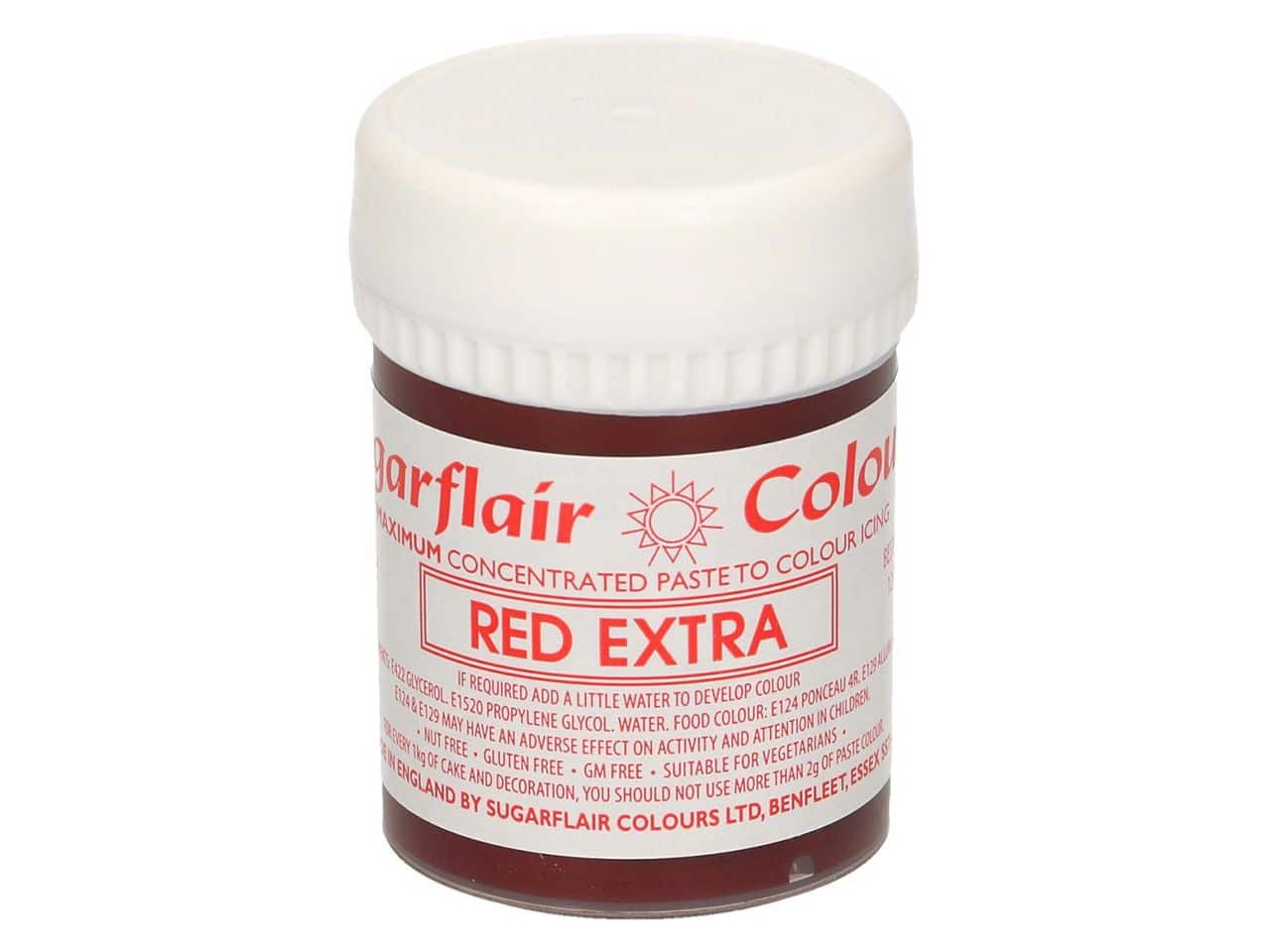 colorant alimentar pasta max concentrate extra rosu sugarflair