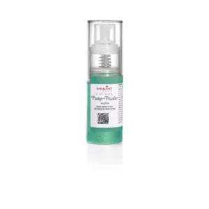 Colorant alimentar pudra spray lustru metalic verde 10g, Saracino