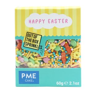 Decoratiuni mix din zahar Happy Easter 60g, Out of the box Sprinkles, PME