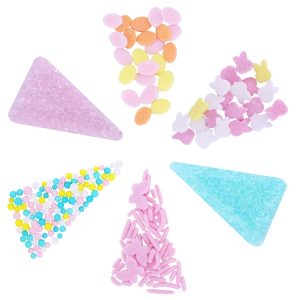 Set decor din zahar 6 in 1 Easter Sprinkle Mix 172g, PME EA24SX027 012 Grouped sprinkles
