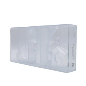 matrita ciocolata iepure origami policarbonat chocolate world CW12102 PB