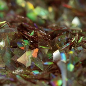 Fulgi stralucitori, sclipici iridescent comestibil Magic Sparkles Green Emerald 3g, PME 3
