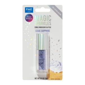 Fulgi stralucitori, sclipici iridescent comestibil Magic Sparkles Lilac Sapphire 3g, PME