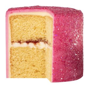 Fulgi stralucitori, sclipici iridescent comestibil Magic Sparkles Rose Quartz 3g, PME 3