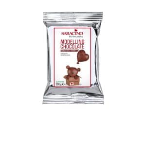 Saracino DEC002K025 Ciocolata de modelare Maro 250g, Saracino