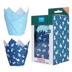 Set hartii briose tip lalea Frosty 24 buc, PME 1