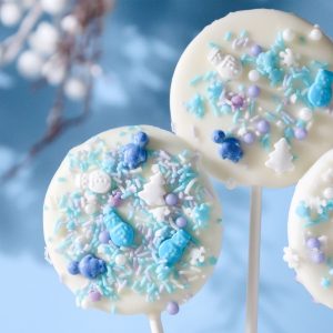 Decoratiuni mix din zahar Crăciun Snow Day, Out of the box Sprinkles 60g, PME 4