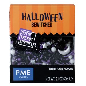 Decoratiuni mix din zahar Halloween Bewitched 60g, Out of the box Sprinkles, PME HW24OTB029
