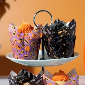 Set hartii briose tip lalea Halloween Pumpkin Party 24 buc, PME HW24MC033 2