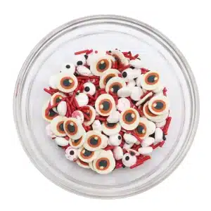 set decor din zahar sprinkle mix halloween bloody eyes pme 2