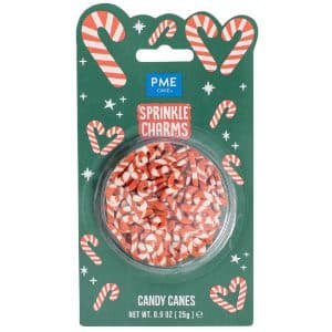 Decoratiuni mix din zahar Crăciun Candy Canes 25g, PME