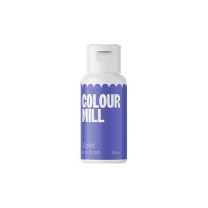 Colorant alimentar pe bază de ulei, Violet 20ml, Colour Mill