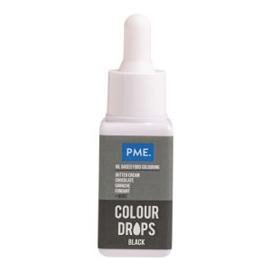 Colorant alimentar pe baza de ulei Negru 20ml, PME PO706 5
