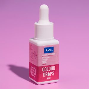 Colorant alimentar pe baza de ulei Roz 20ml, PME PO702