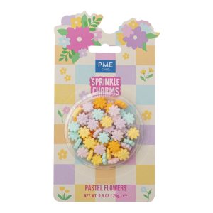 Decoratiuni mix din zahar Flori pastel Sprinkles Charms 25g, PME