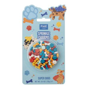 Decoratiuni mix din zahar Super Câini Sprinkles Charms 25g, PME