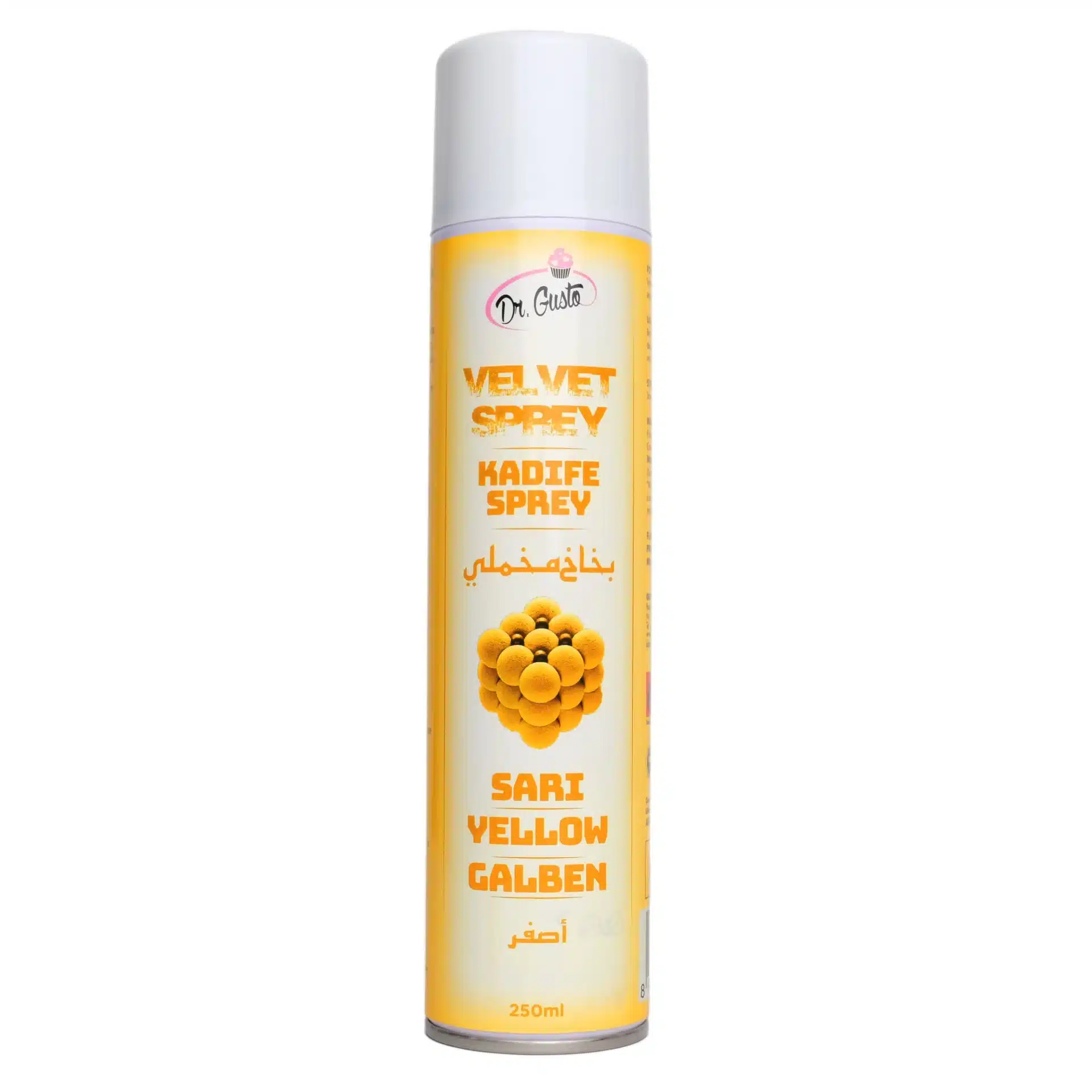 Colorant alimentar spray catifea galben Dr. Gusto