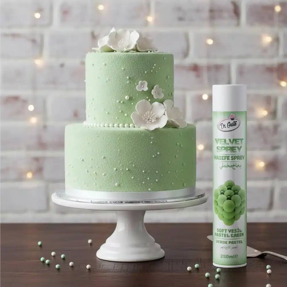 Colorant alimentar spray catifea verde pastel 250 ml, Dr. Gusto 1