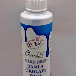 Cake drip albastru
