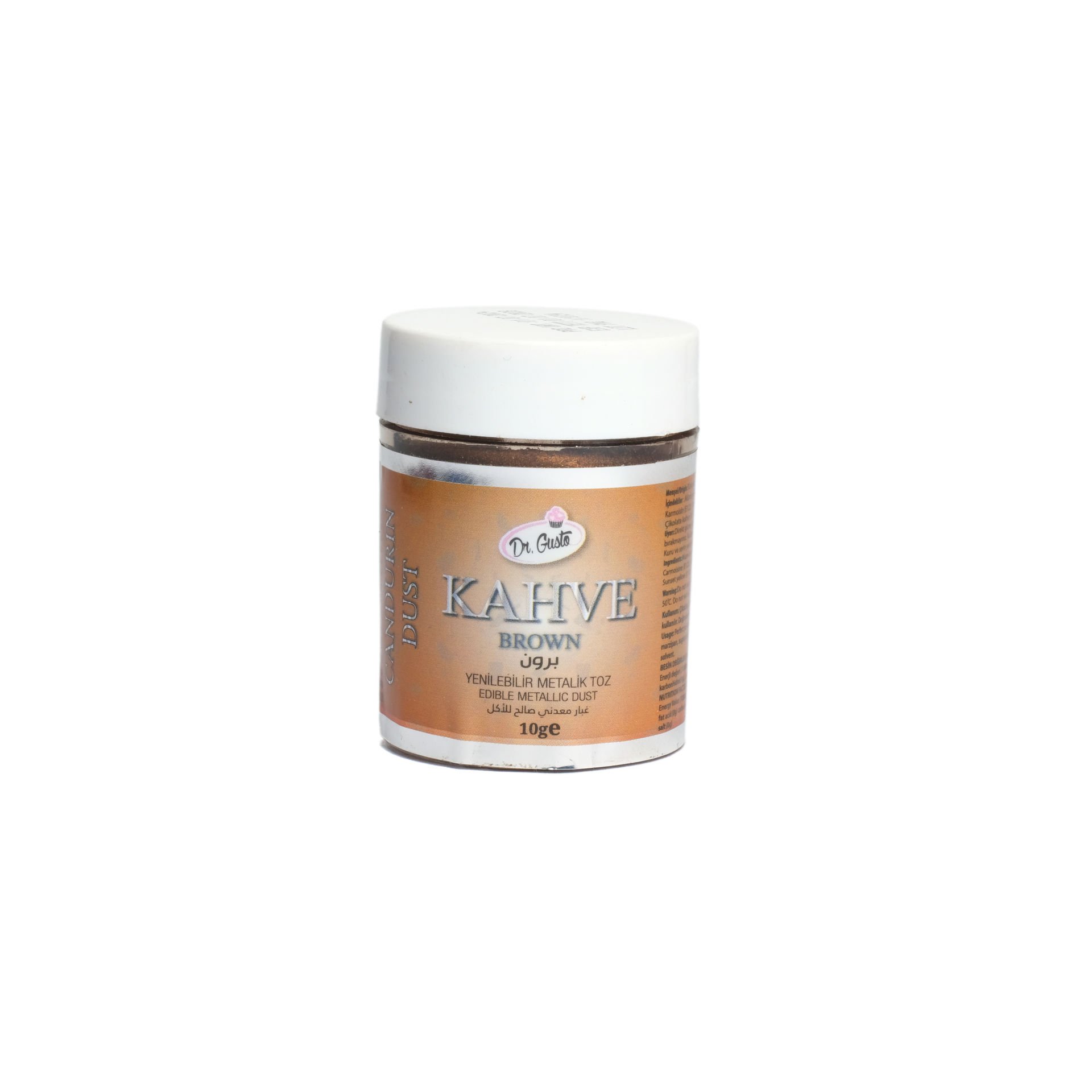 Colorant alimentar pudră Maro Metalizat 10 gr Dr. Gusto