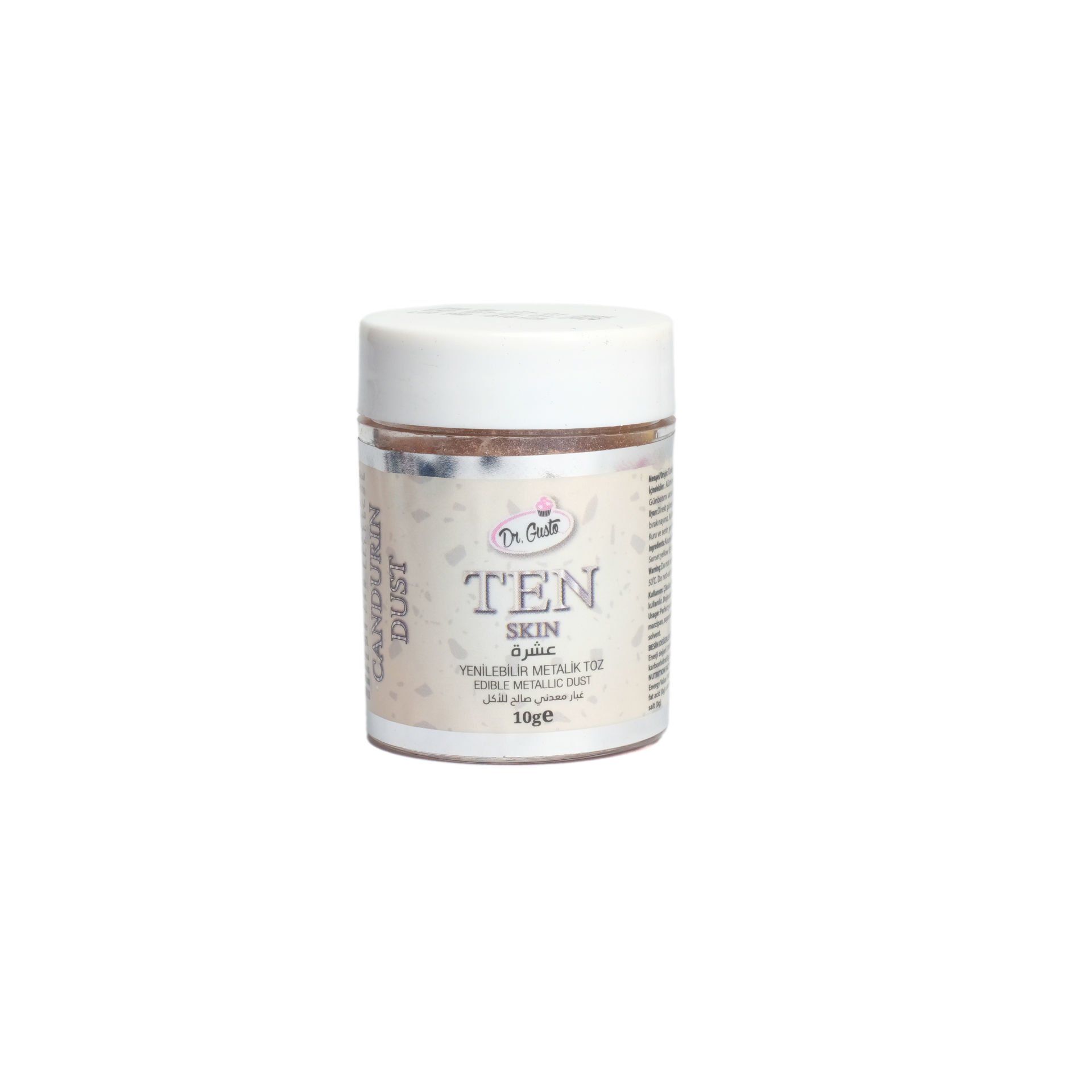 Colorant alimentar pudra Nude Metalizat 10 gr Dr. Gusto