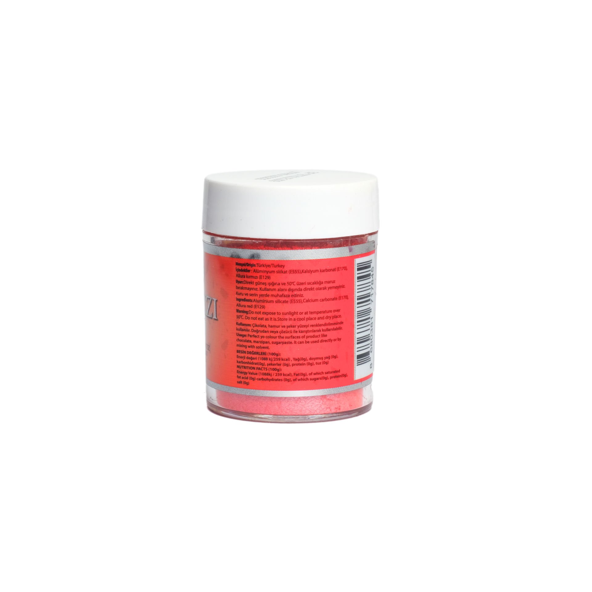 Colorant alimentar pudră Roșu Metalizat 10 gr Dr. Gusto1