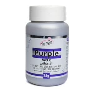 Colorant alimentar pudra pe baza de ulei, Mov 25 gr, Dr. Gusto