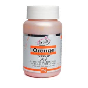 Colorant alimentar pudra pe baza de ulei, Portocaliu 25 gr, Dr. Gusto
