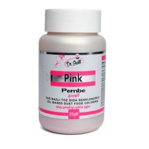 Colorant alimentar pudra pe baza de ulei, Roz 25 gr, Dr. Gusto
