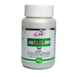 Colorant alimentar pudra pe baza de ulei, Verde 25 gr, Dr. Gusto
