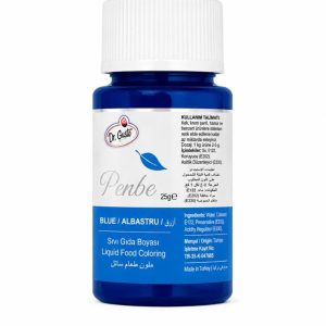 Colorant lichid albastru