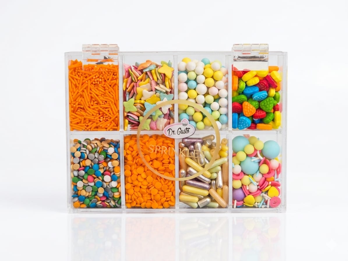 Decorațiuni din zahăr multicolor 200g, Dr Gusto