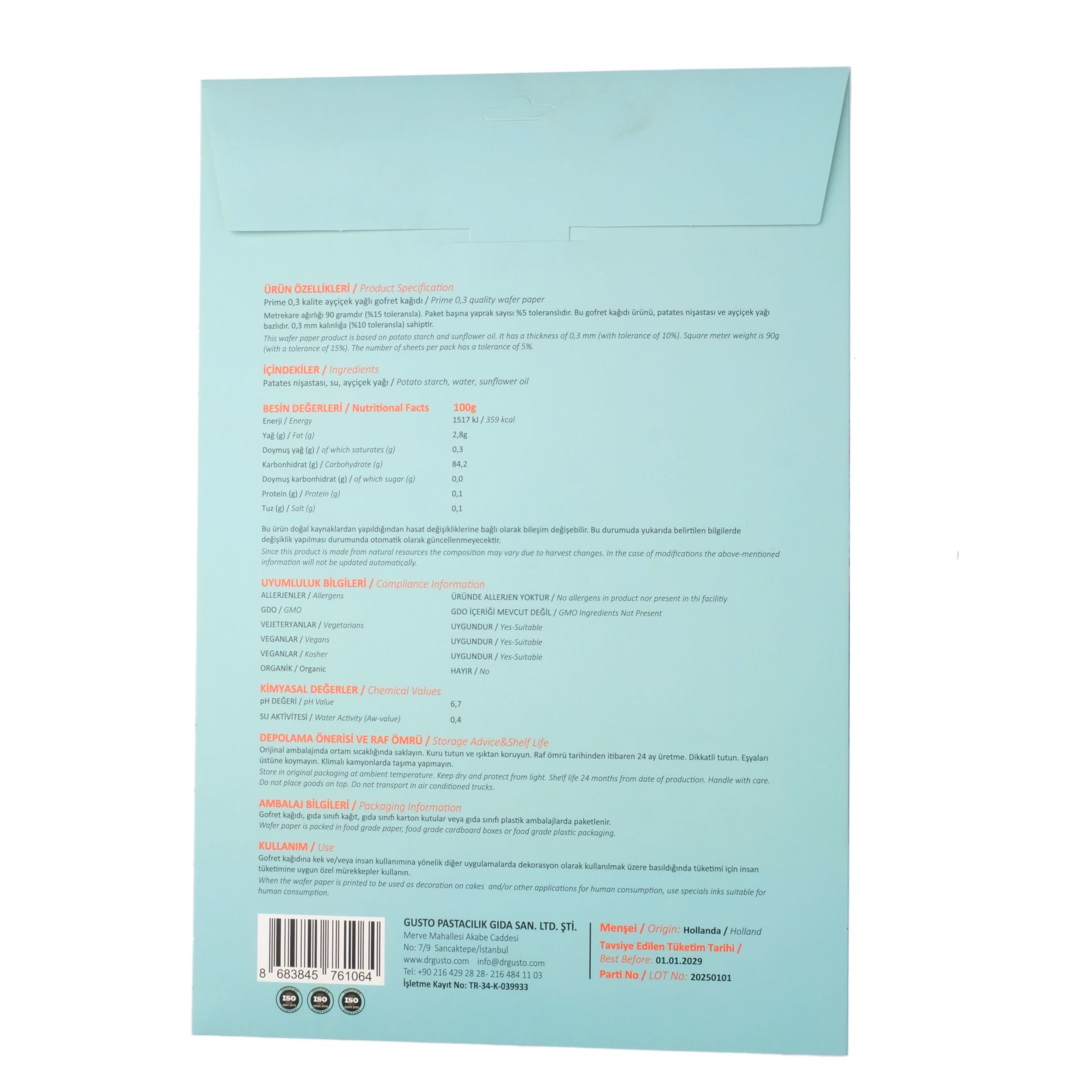 Flash Paper 10 buc Dr. Gusto 1