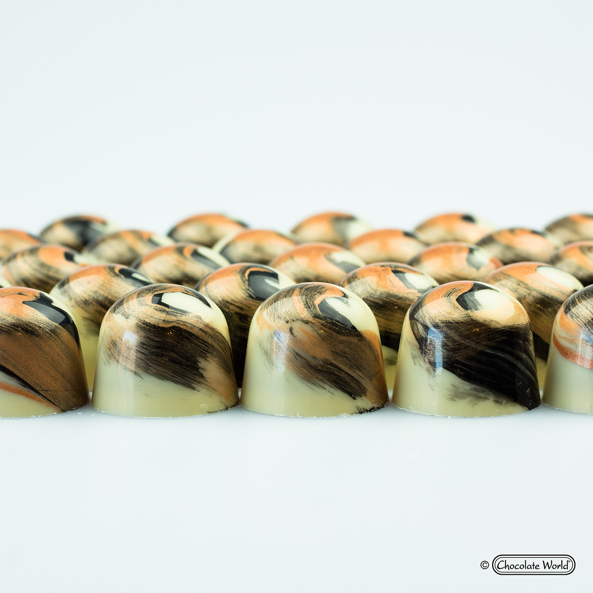 Matrita ciocolata con, 21 cavitati, 27.5x13.5cm, policarbonat, Chocolate World 2